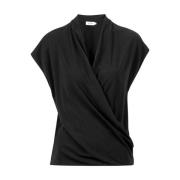 Mouwloze Jet Top Knit-ted , Black , Dames