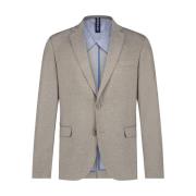 Effen Half Li Blazer State of Art , Beige , Heren