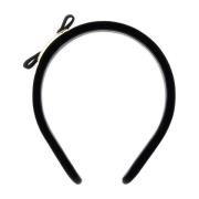 Fluwelen Haarband in Zwart Salvatore Ferragamo , Black , Dames