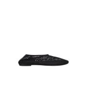 Mesh Ballet Flat Schoenen Liviana Conti , Black , Dames