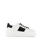 Witte platte schoenen voor vrouwen Hogan , White , Dames