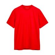 Grafische korte mouw T-shirt Y-3 , Red , Heren