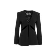 Moderne blazer met cut-out details Versace Jeans Couture , Black , Dam...