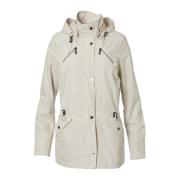 Stijlvolle Jas met Hoog Comfort Danwear , Beige , Dames