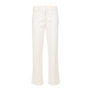 Neutrale broek voor een stijlvolle look Musier Paris , Beige , Dames