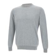 Heren Cashmere Trui Licht Grijs Filippo De Laurentiis , Gray , Heren