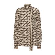 Beige Noos Dameskleding Shirts - Upgrade Jouw Garderobe Valentino Gara...