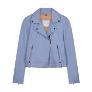 Blauwe Jassen voor Stijlvolle Outfits Rino&Pelle , Blue , Dames