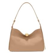 Zachte Schoudertas Furla , Brown , Dames