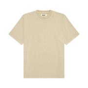 Korte Mouw Tee Baine Washed Woodbird , Beige , Heren