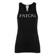 Klassieke Tanktop Patou , Black , Dames