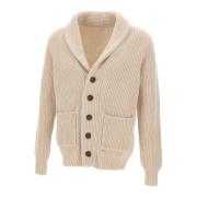 Zachte Wol Cardigan Beige Sweater Filippo De Laurentiis , Beige , Here...