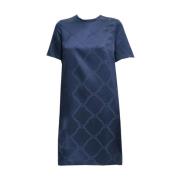 Lyocell Jurk: Elegante en Comfortabele Keuze Twinset , Blue , Dames