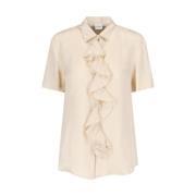 Viscose Shirt Aspesi , Beige , Dames