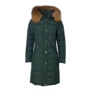 Stijlvolle Groene Winterjas Danwear , Green , Dames