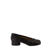 Tabi Ballerina's Zwart Leer Maison Margiela , Black , Dames