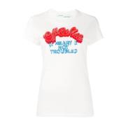 Witte Heart Not Trouble Shirt Off White , White , Dames