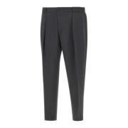 Grijze Stretchwol Broek Briglia , Gray , Heren