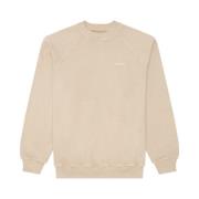 Gewassen Crew Sweatshirt Woodbird , Beige , Heren