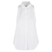 Stijlvolle Shirt voor Mannen Dondup , White , Dames