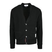 Kasjmier Gebreide Trui Thom Browne , Black , Heren