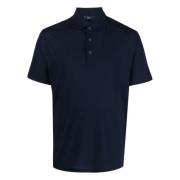 Heren Polo Shirt Herno , Blue , Heren