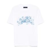 Witte Garden T-shirt met Front Logo Amiri , White , Heren