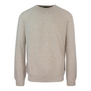 Ronde hals Sweater Linnenmix Regular fit A.p.c. , Beige , Heren