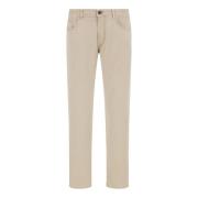 Stretch katoen/TENCEL? Jeans Boggi Milano , Beige , Heren