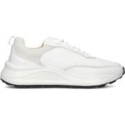 Witte lage sneakers Oberon Reese Nubikk , White , Heren