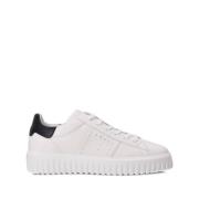 Witte Sneakers met Nieuwe H Strepen Hogan , White , Heren