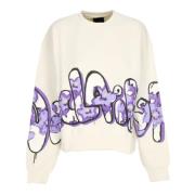 Logo Crewneck Licht Sweatshirt Vrouw Disclaimer , Beige , Dames