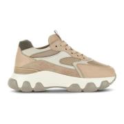 Beige Sneakers Hyperactive Design Hogan , Beige , Dames