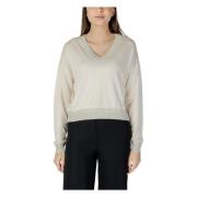 Lente/Zomer Dames Sweatshirts Collectie Liu Jo , Beige , Dames