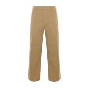 Beige Chino Broek Skater Stof Maison Margiela , Beige , Heren