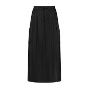 Cargo Rok met Hammered-Satin Stijl Tramontana , Black , Dames