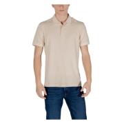 Polo Korte Mouw Lente/Zomer Collectie Emporio Armani EA7 , Beige , Her...