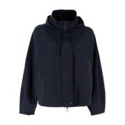 Technische Stof Hoodie Jas Duno , Blue , Dames