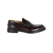 Leren Loafer met Wembley Stijl Corvari , Red , Heren