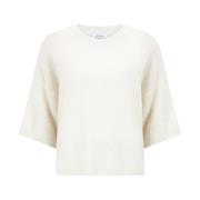 Korte Mouw Pullover Megan Knit-ted , Beige , Dames