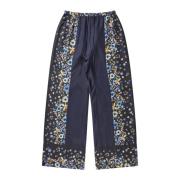 Elegante Bloemen Zijden Broek Munthe , Multicolor , Dames