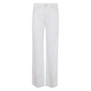 Moderne Tailorless Gekleurde Denim Jeans 7 For All Mankind , White , D...