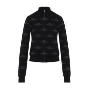 All-Over Zip-Up Jacket Balenciaga , Black , Dames