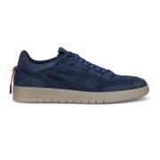 Blauwe Comfortabele Suède Schoenen Barracuda , Blue , Heren