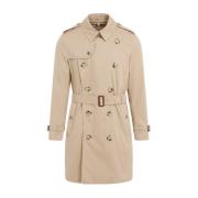 Katoenen Trenchcoat Burberry , Beige , Heren