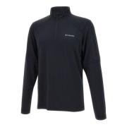 Zwarte Technische Stof Sweatshirt met Rits Columbia , Black , Heren