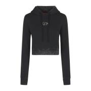 Slim Hooded Jacket Diesel , Black , Dames