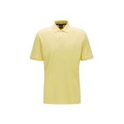 Pallas Poloshirts Geel Hugo Boss , Yellow , Heren