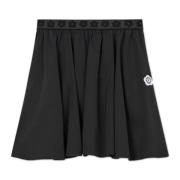 Zwarte Rok met Elastische Taille Kenzo , Black , Dames