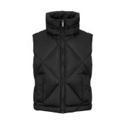 Super Licht Gewatteerd Vest K-Way , Black , Dames